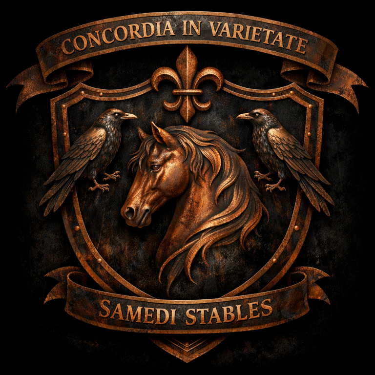 Samedi Stables Coat of Arms